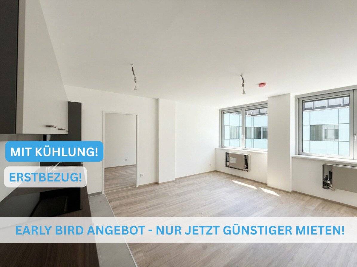 First occupancy New 3-room apartment with walk-in closet and cooling directly at U4 U6