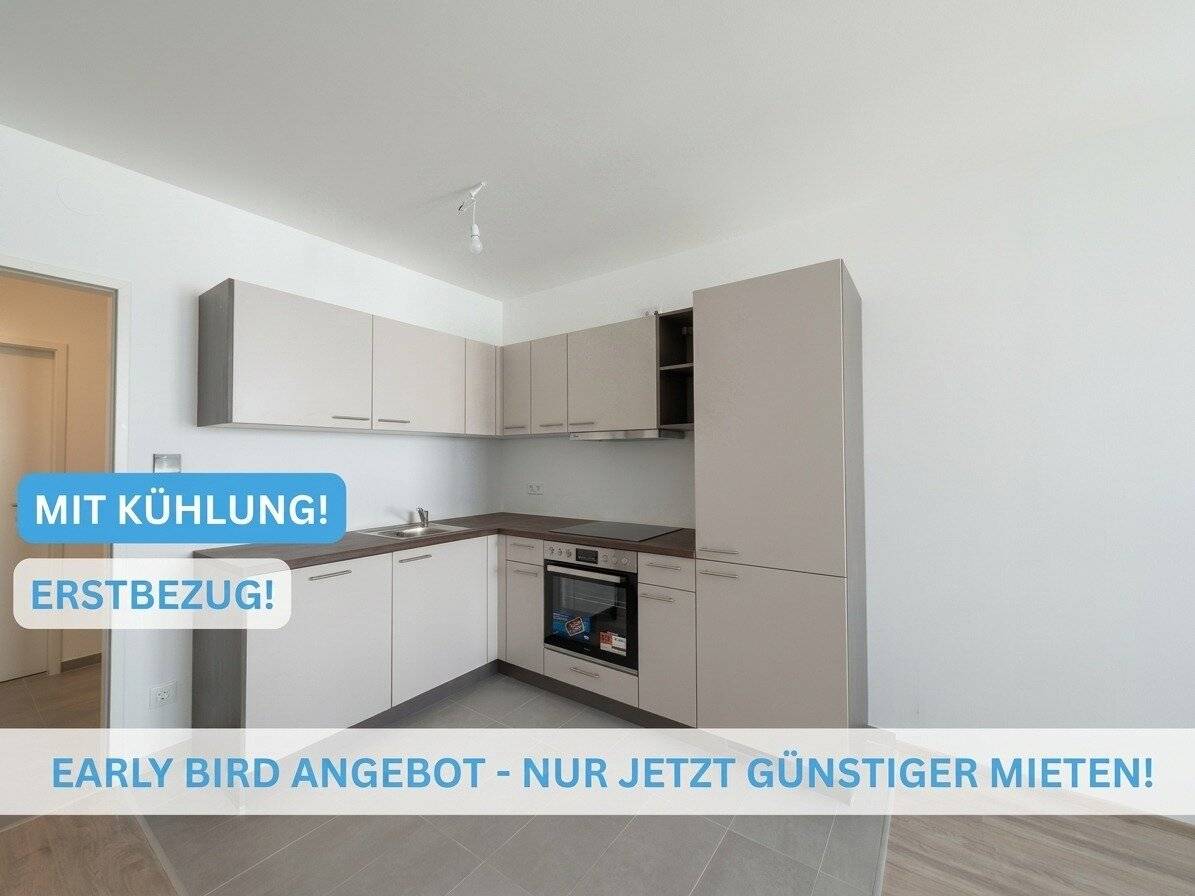New 2-room apartment with cooling in prime location right next to U4/U6