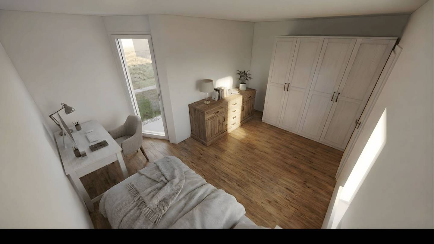 Commission-free first occupancy near Donauinsel: spacious garden apartment with 7 rooms for the large family or the combination living and working