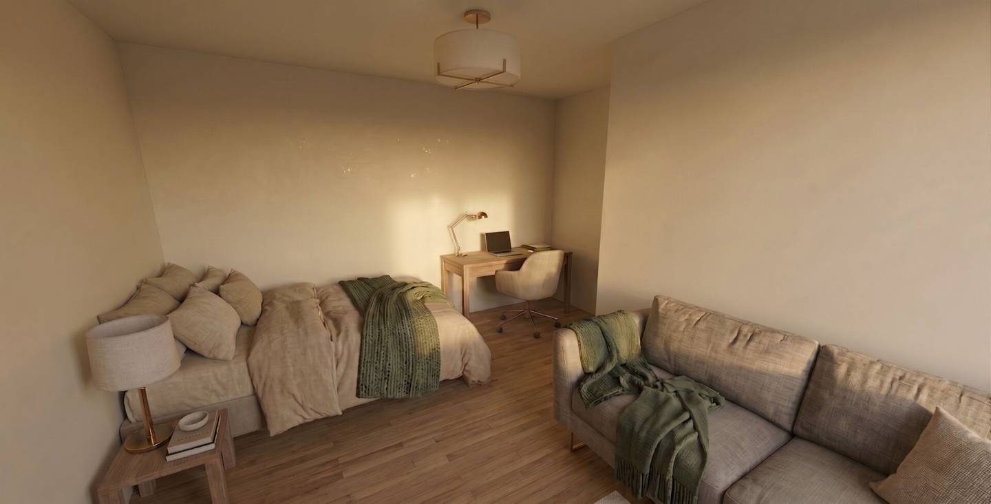 Commission-free first occupancy near Donauinsel: spacious garden apartment with 7 rooms for the large family or the combination living and working
