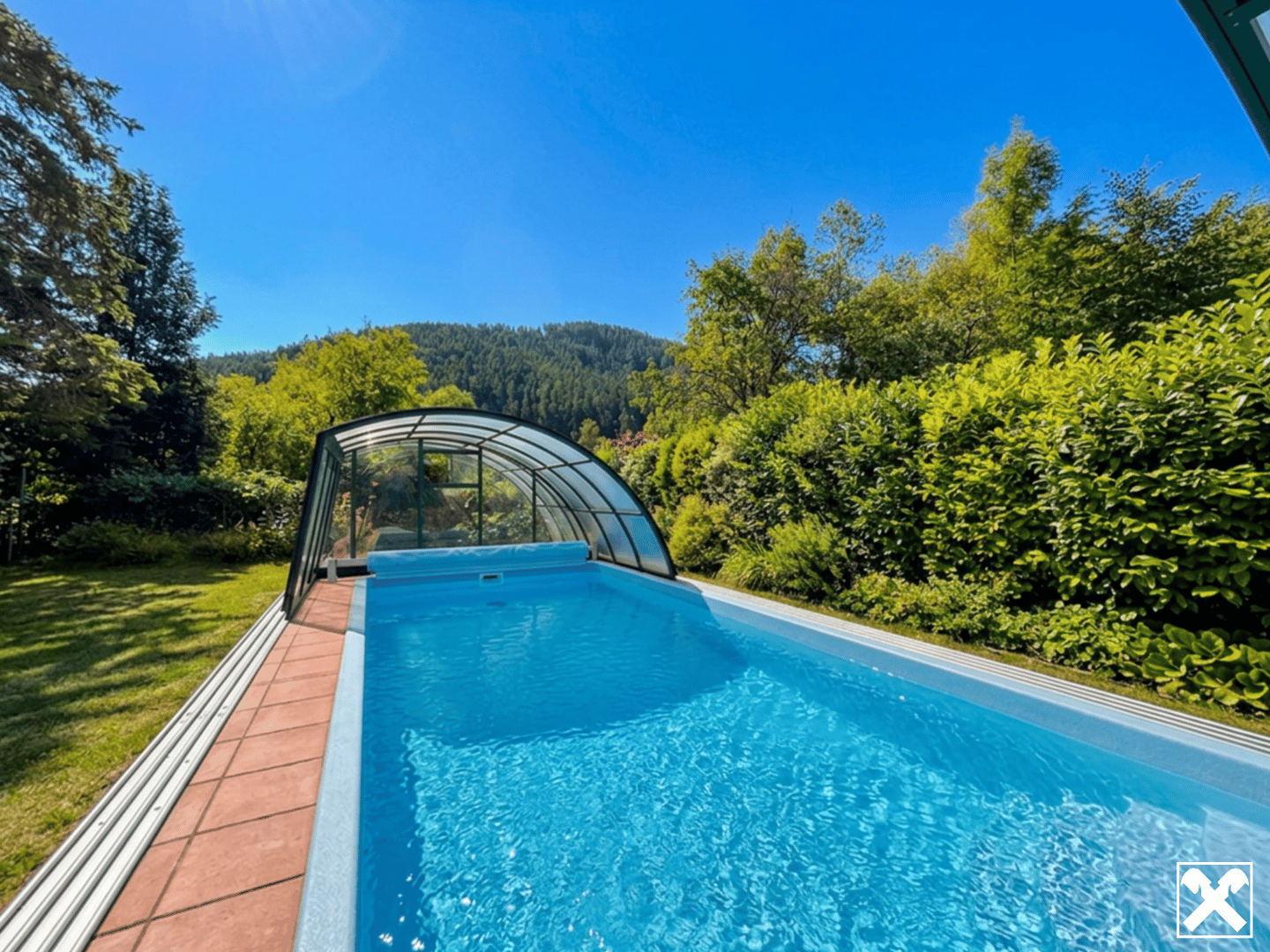 Nature oasis with pool and guesthouse Familienwohnung