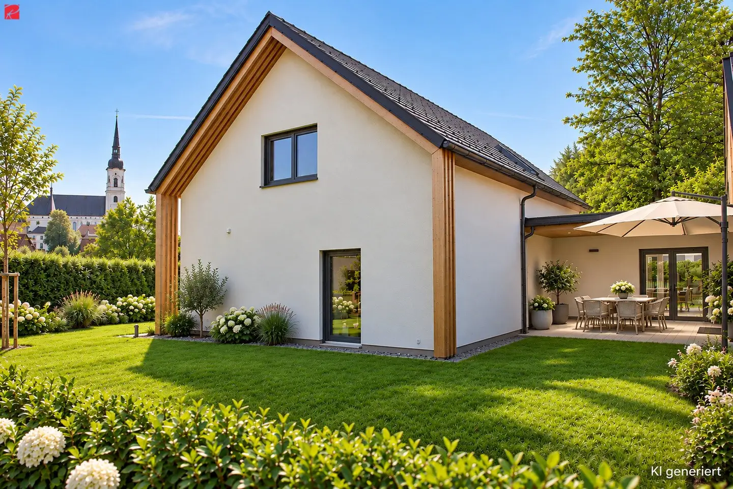 Energieeffizient wohnen - Neubau mit Carport &amp; zwei Terrassen
