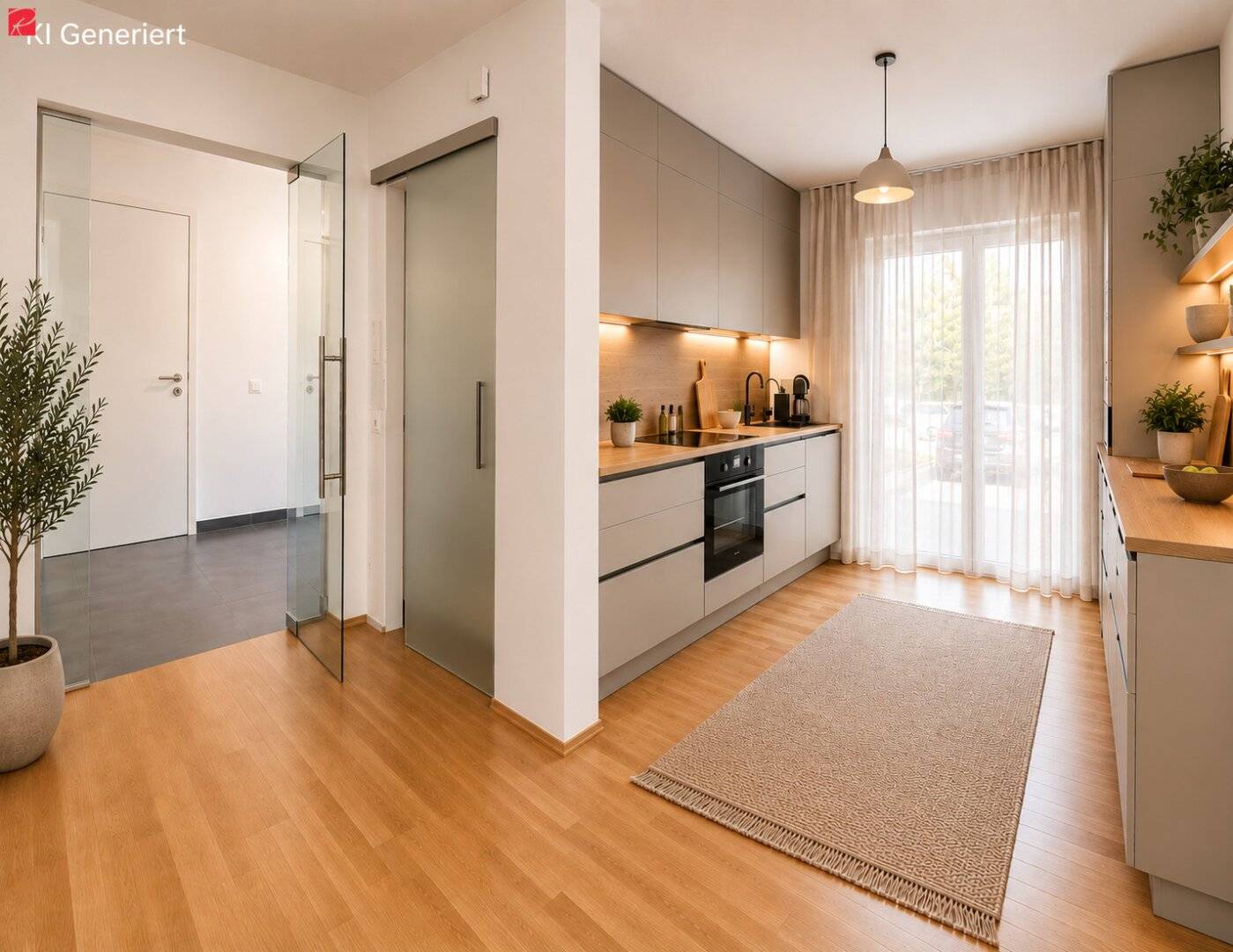 Energieeffizient wohnen - Neubau mit Carport &amp; zwei Terrassen