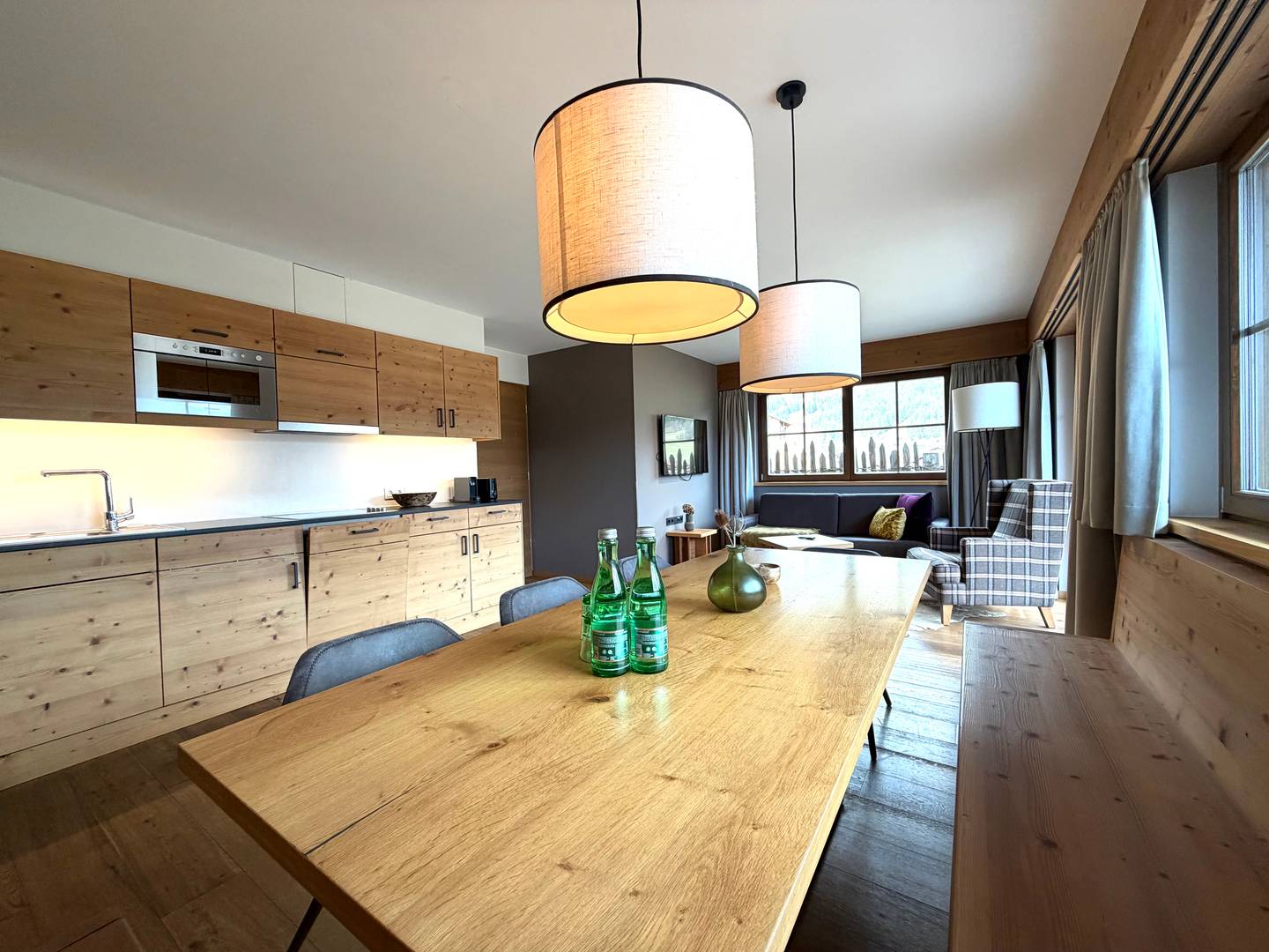 Alpenstil Ferienwohnung mit Terrasse und Wellness