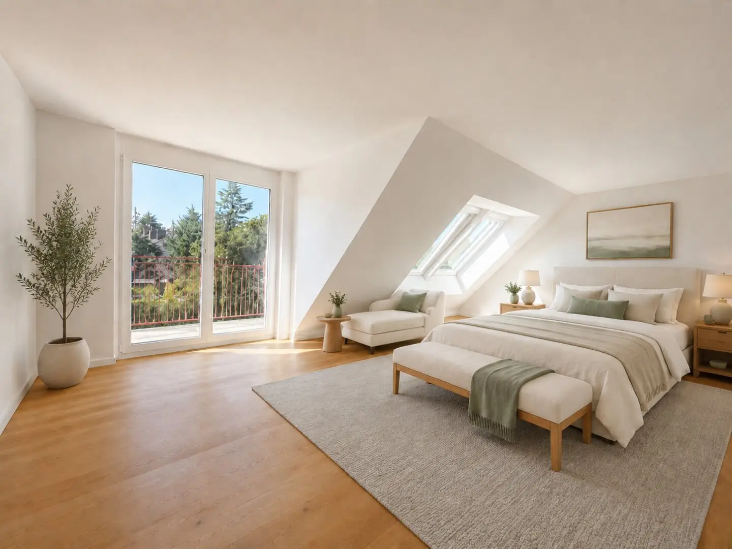 Compact attic apartment with terrace in 1210 Vienna
