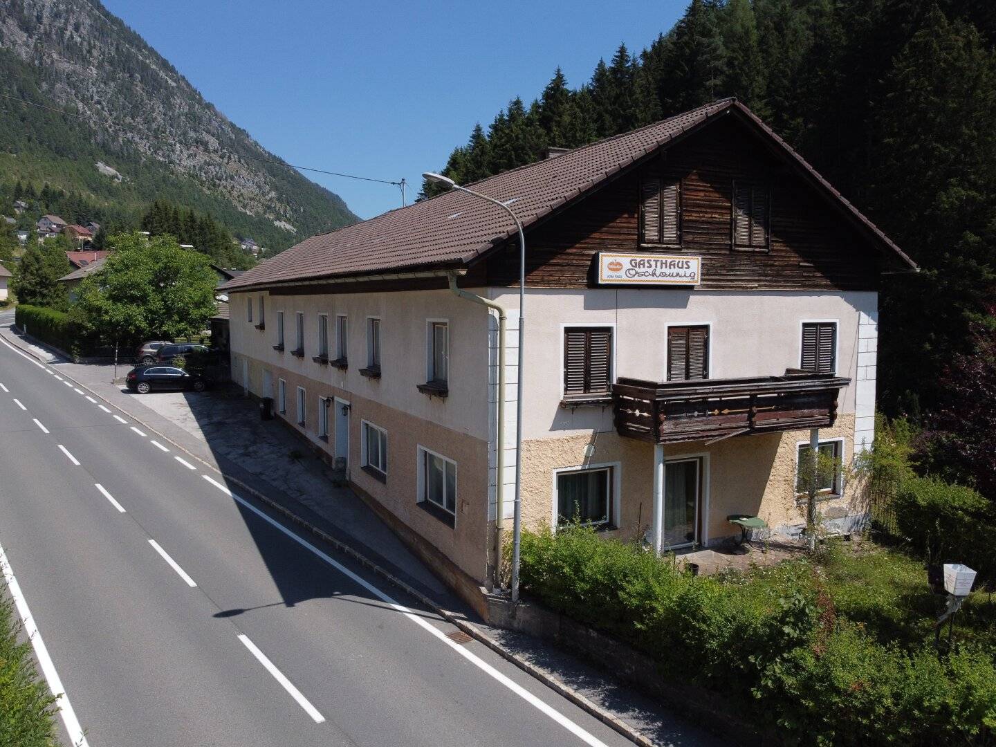 Entwicklungsobjekt in Bad Bleiberg – ehemaliges Gasthaus mit Gästezimmern
