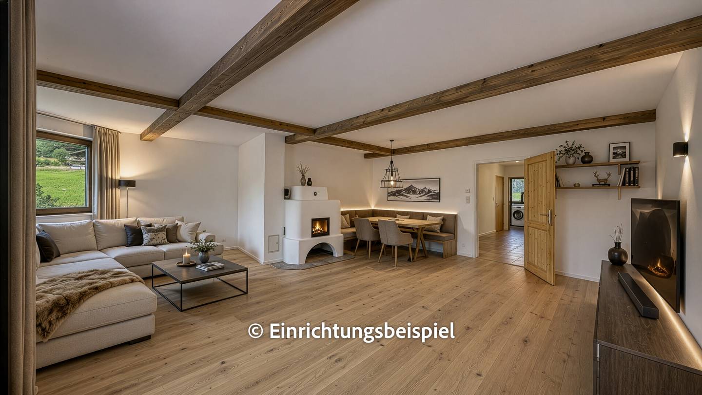 Sonnige Wohnung mit großem Balkon nahe Skilift