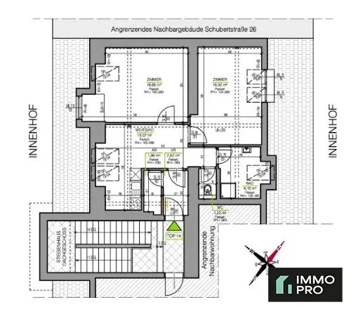 Generalsanierte 2 Zimmer Wohnung beim RESOWI