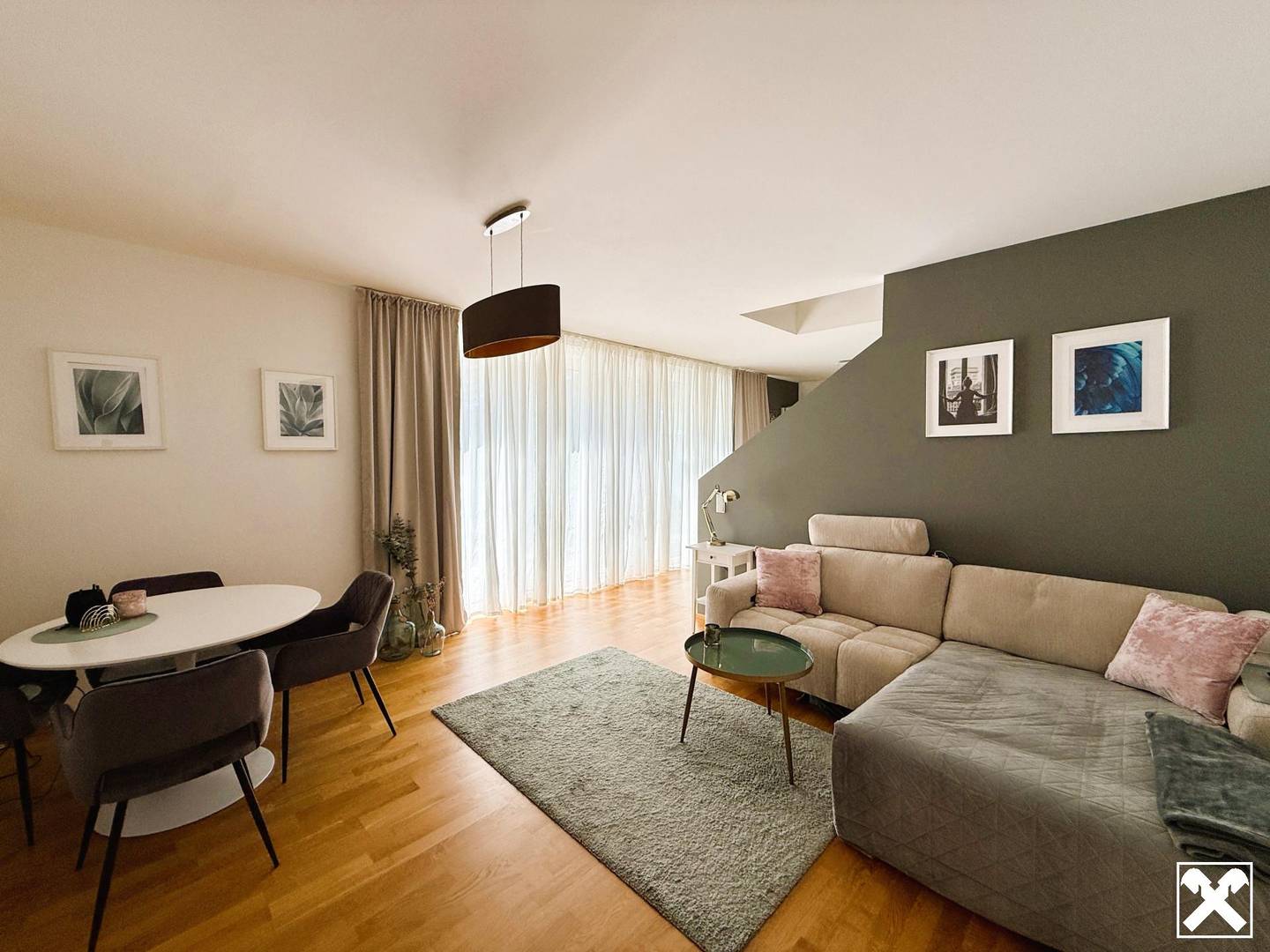 Top gepflegte Familienwohnung mit Garten und Terrasse
