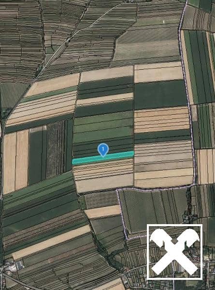 Ruhige Wohnung in zusammenhängender landwirtschaftlicher Lage