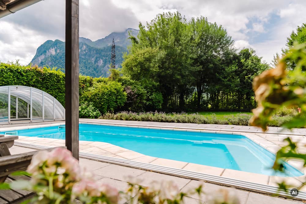 Historisches Landgut mit Pool und privatem Garten Ferienwohnung