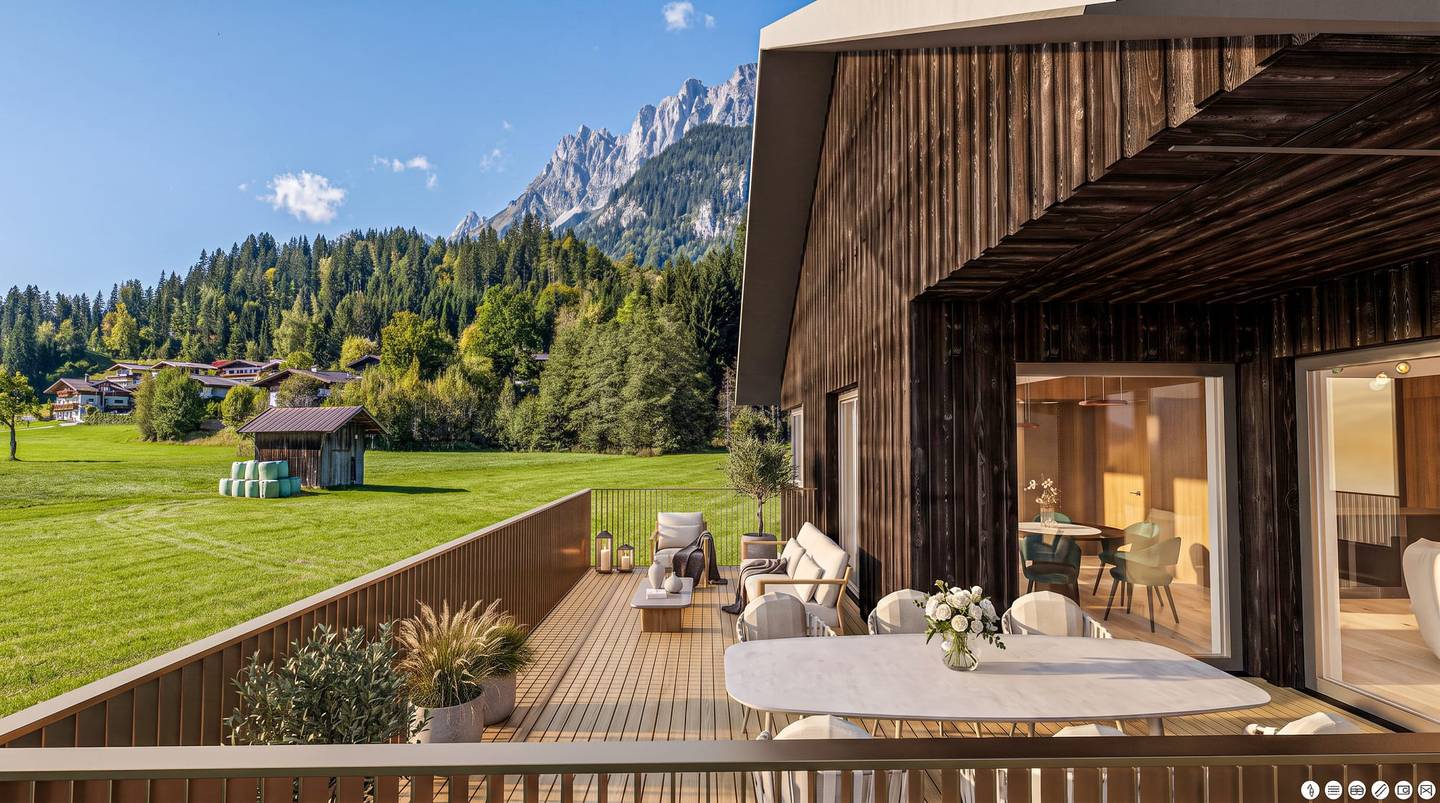 Maisonettewohnung mit Kaiserblick und Außenpool