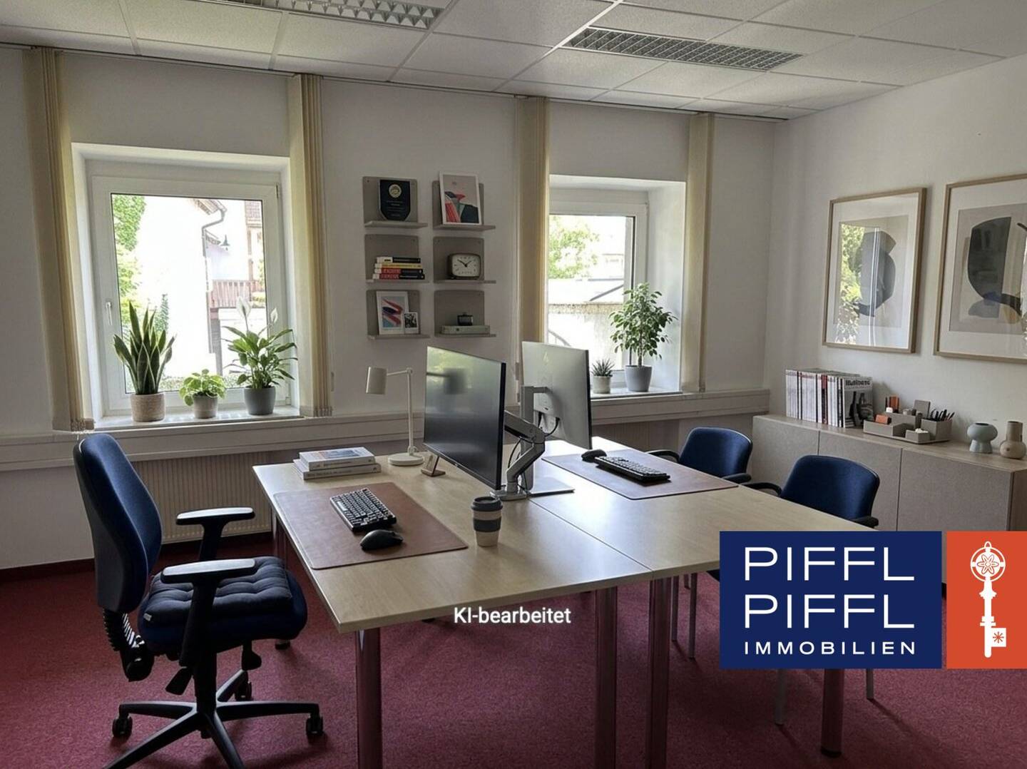 Modern office, practice and training rooms 148m² in Eferding, barrier-free, with elevator and garden