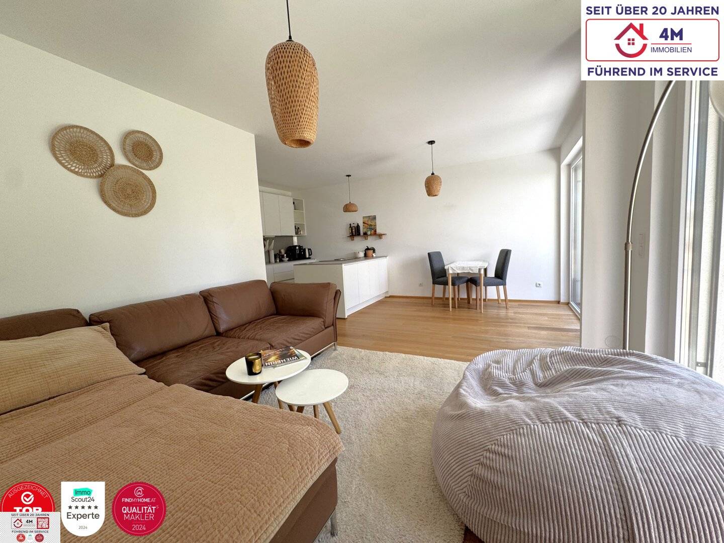 Like-new 2-room apartment with garden and terrace in 1220 Vienna, top features
