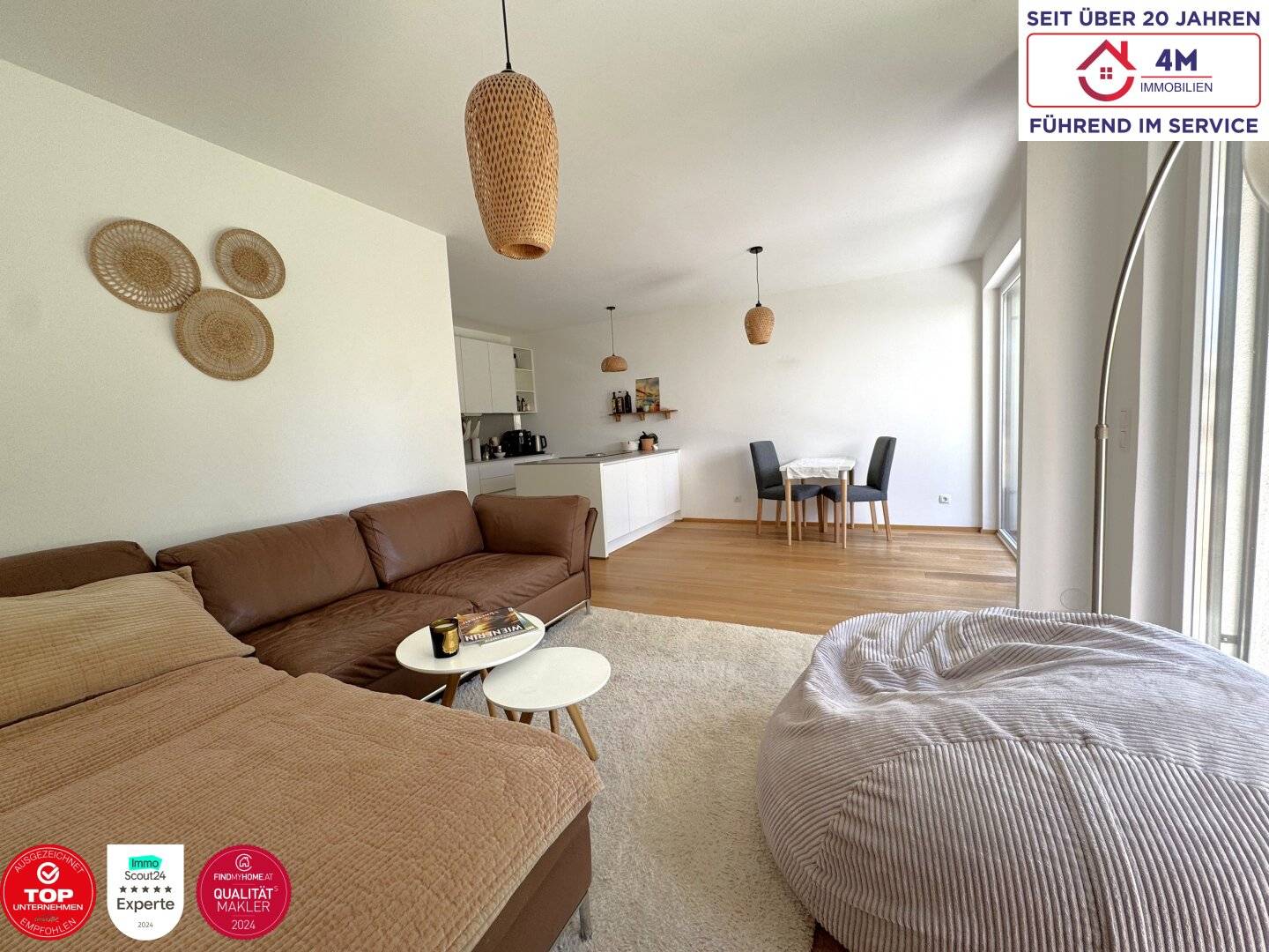 Like-new 2-room apartment with garden and terrace in 1220 Vienna, top features