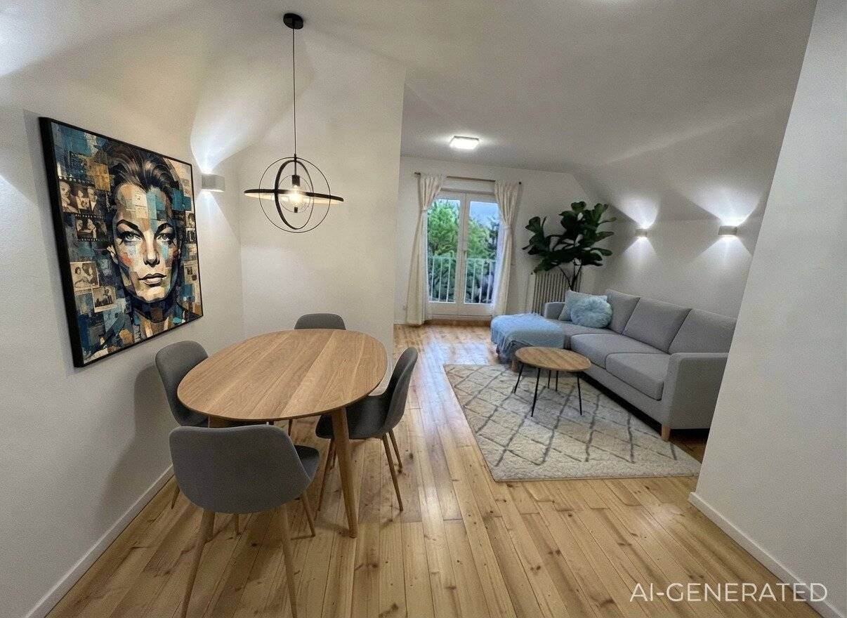Attic apartment with terrace and view of greenery in a classic villa in the middle of Hietzing