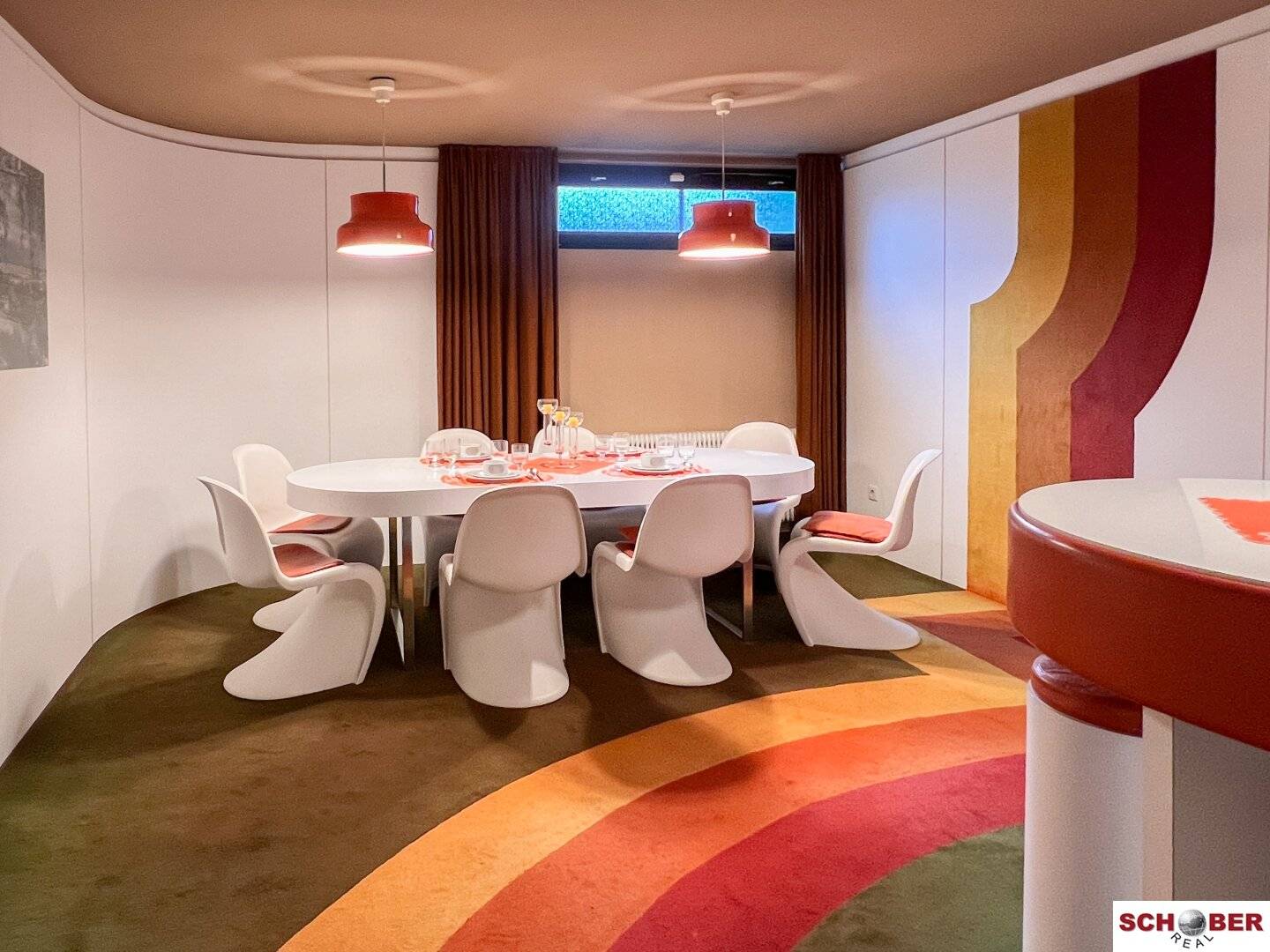 Außergewöhnliche Designikone der 70er - Interieur von Arch. Max Agnese
