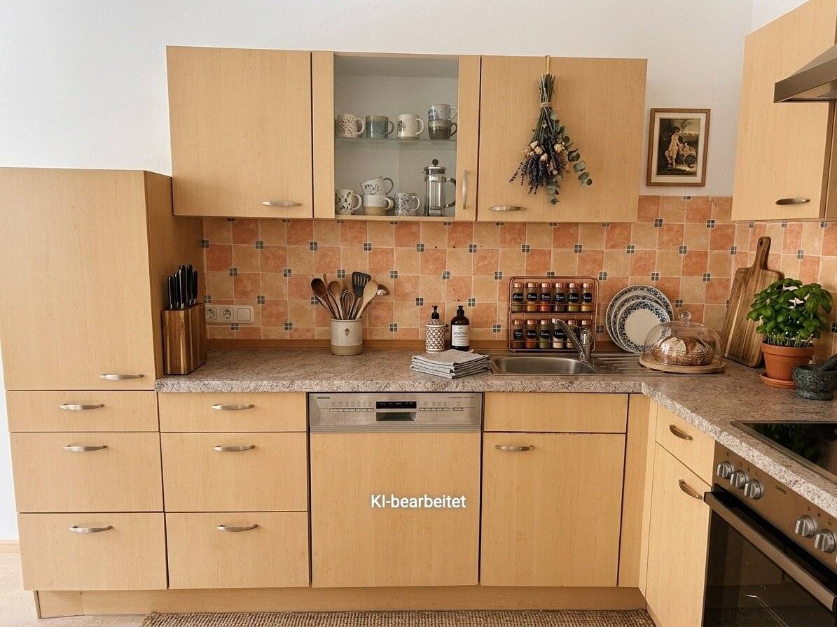 Spacious 4-room apartment with open living kitchen in central location in Eferding