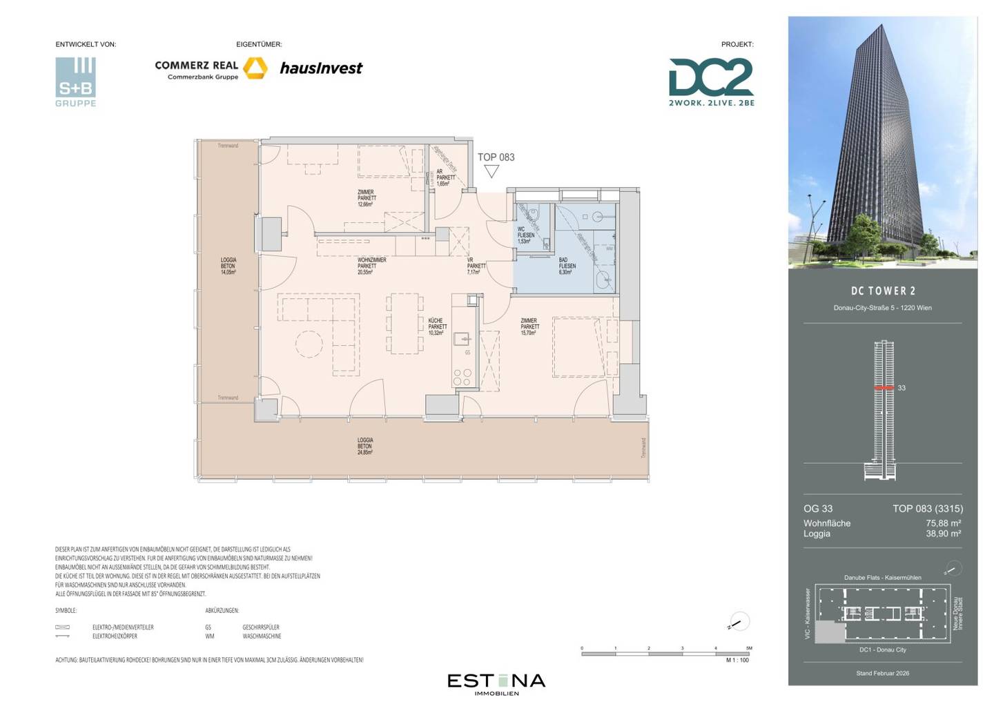 Aufwachen mit Panoramablick - Dein tägliches Highlight im DC 2 Tower