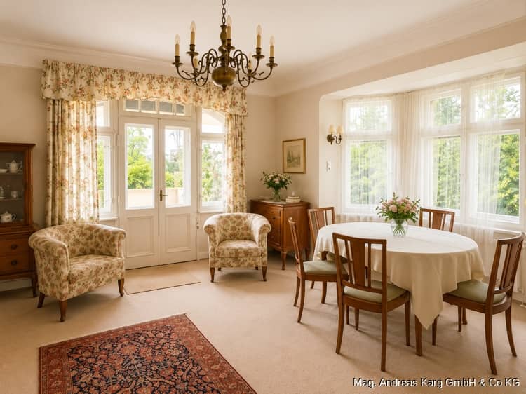 Denkmalgeschützte Familienwohnung mit Terrasse