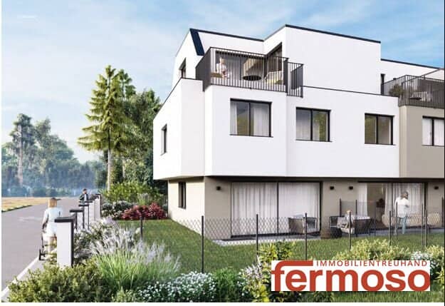 Modernes Reihenhaus in 1220 Wien mit Garten, Terrasse, Fußbodenheizung &amp; Erstbezug!
