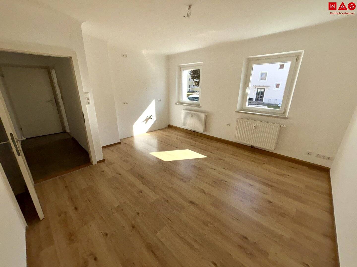 Beautifully renovated ground floor apartment with modern open living kitchen, stylish bathroom and green views in a quiet residential area with excellent infrastructure ideal for small families