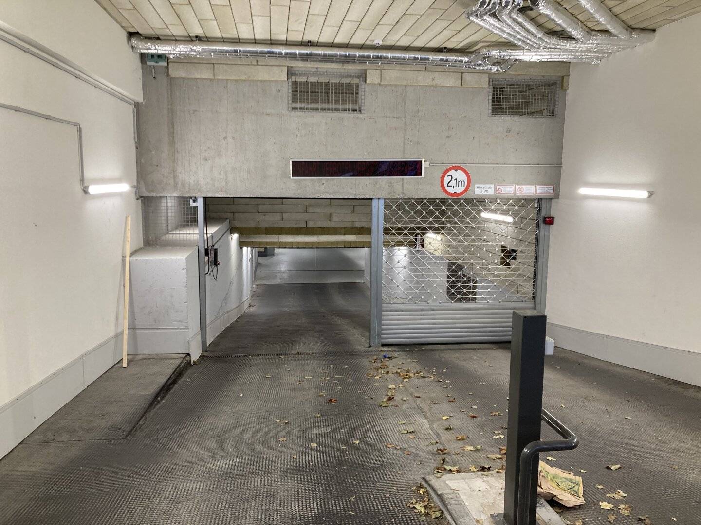 XXL parking space in well maintained newly built underground garage/residential complex for rent