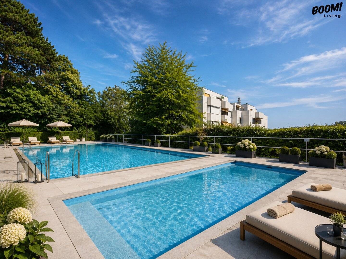 Exclusive First Occupancy  Luxurious 4-Room Residence in a Quiet Location of 1180 Vienna (incl. MIELE Kitchen, Underground Garage, Pool &amp; Sauna)