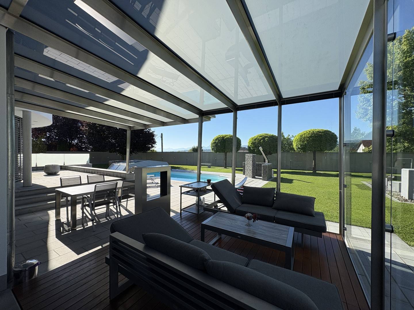 Maisonettewohnung mit Pool Sauna und Traunsteinblick