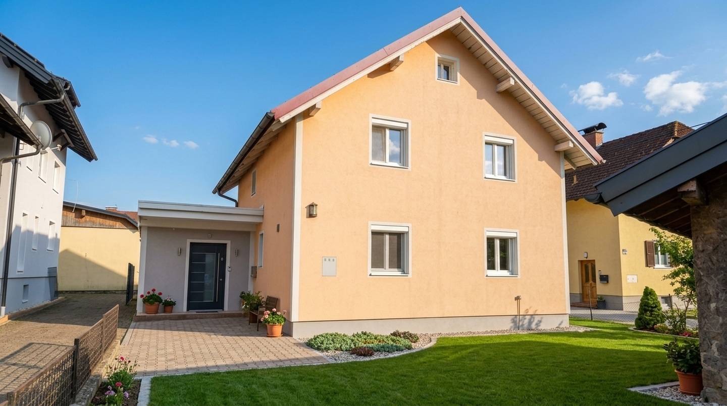 Garden retreat with additional building plot Familienwohnung