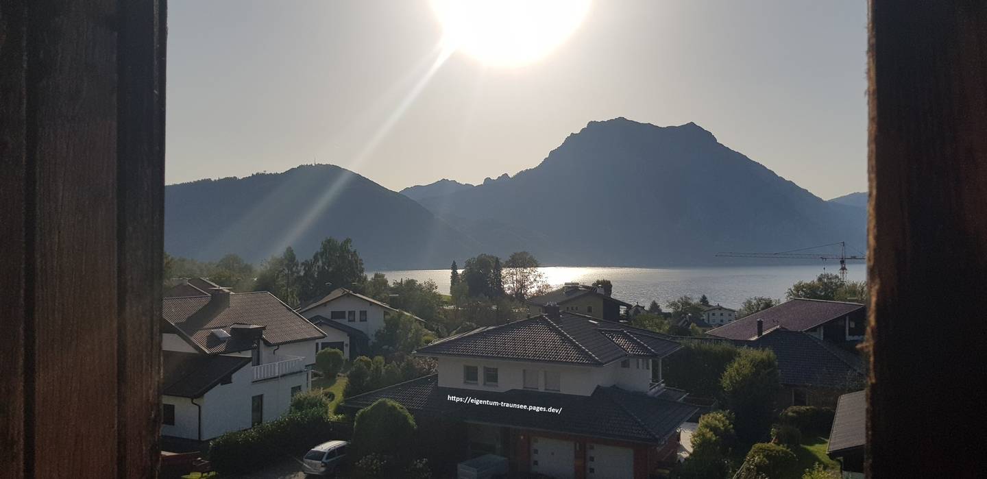 Sonnige Wohnung mit Panoramablick auf Traunsee