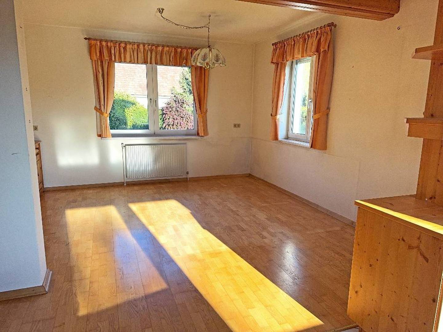Family apartment at the forest edge with private swimming pond