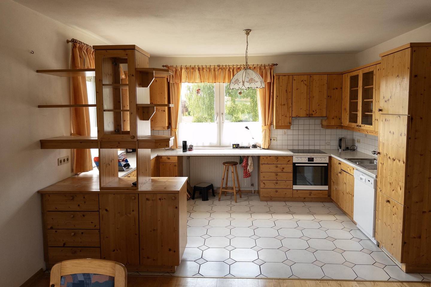 Family apartment at the forest edge with private swimming pond