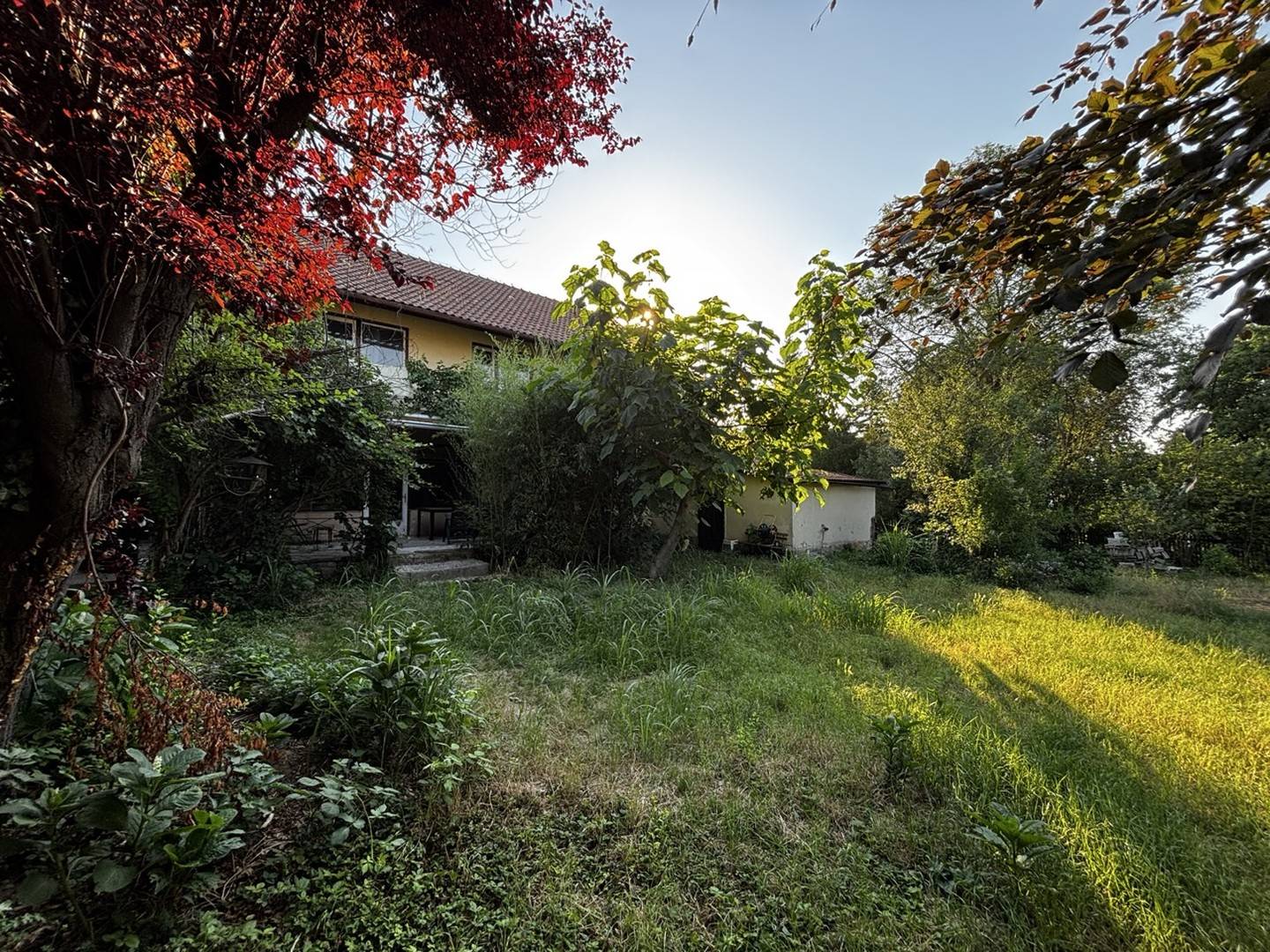 Familienwohnung mit Einliegerwohnung großem Garten und Pool
