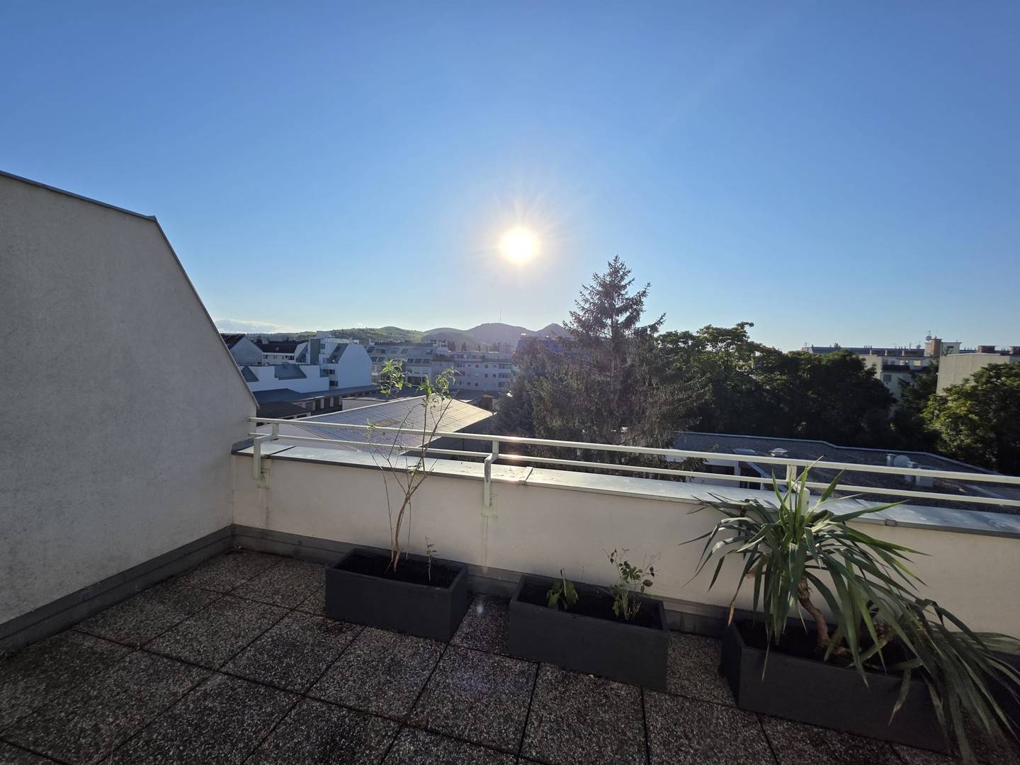 Sanierte Wohnung mit großer uneinsehbarer Terrasse