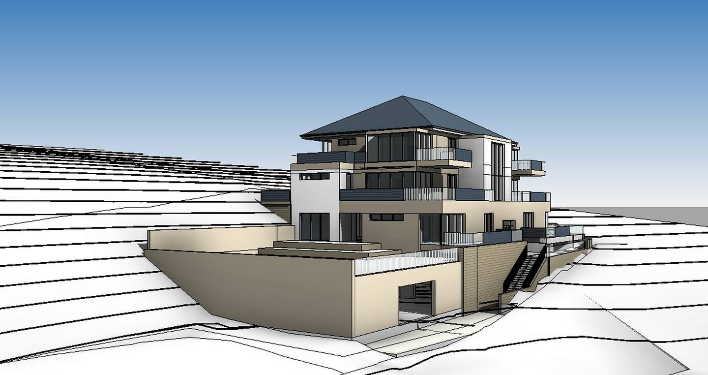 Baureifes Projekt mit Garage und Grünblick Wohnung