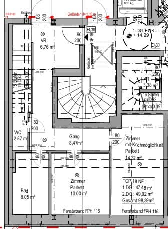Attic apartment - Maisonette 3-room with terrace - 1100 Vienna