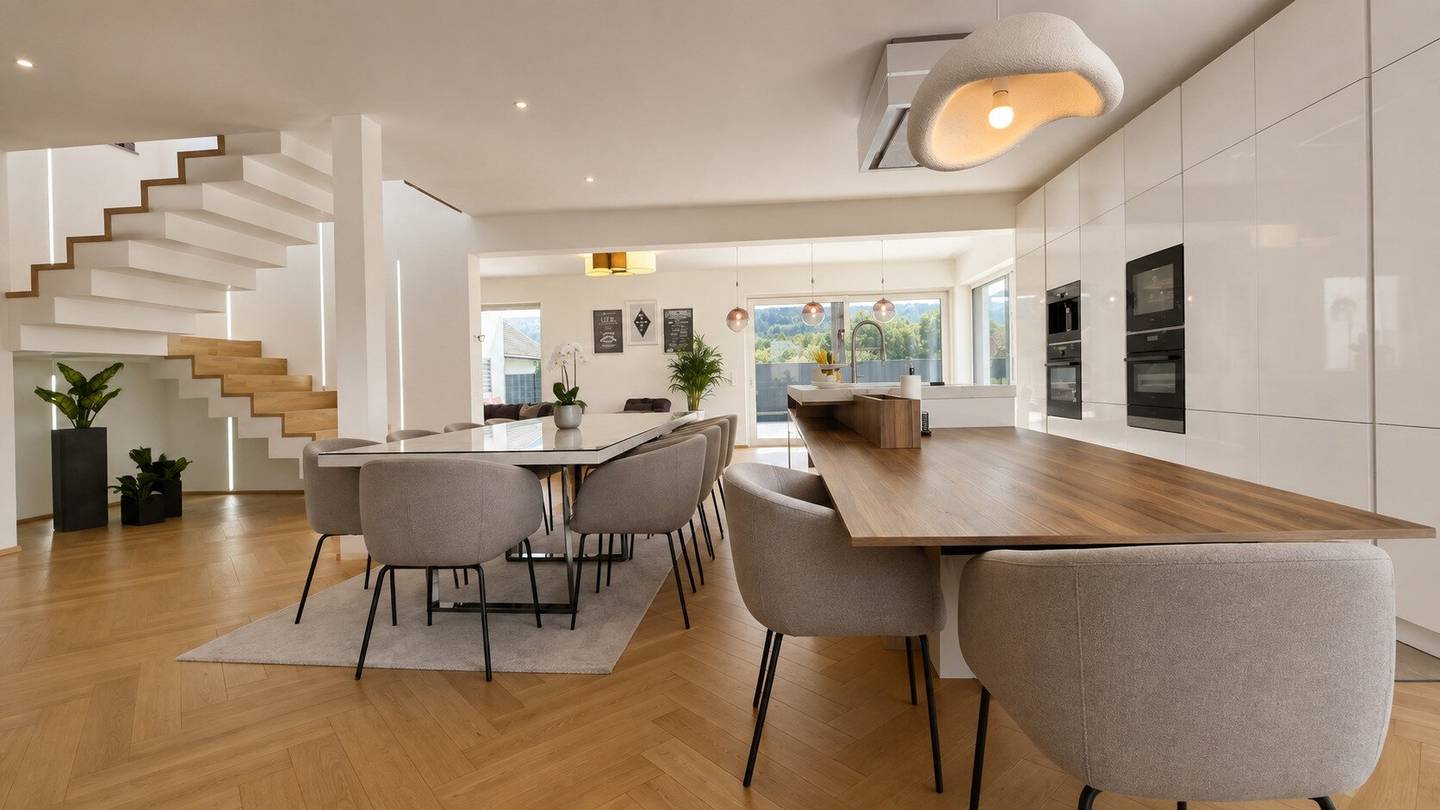 Modernes Einfamilienhaus mit Pool und hochwertiger DAN-Küche nahe Klagenfurt