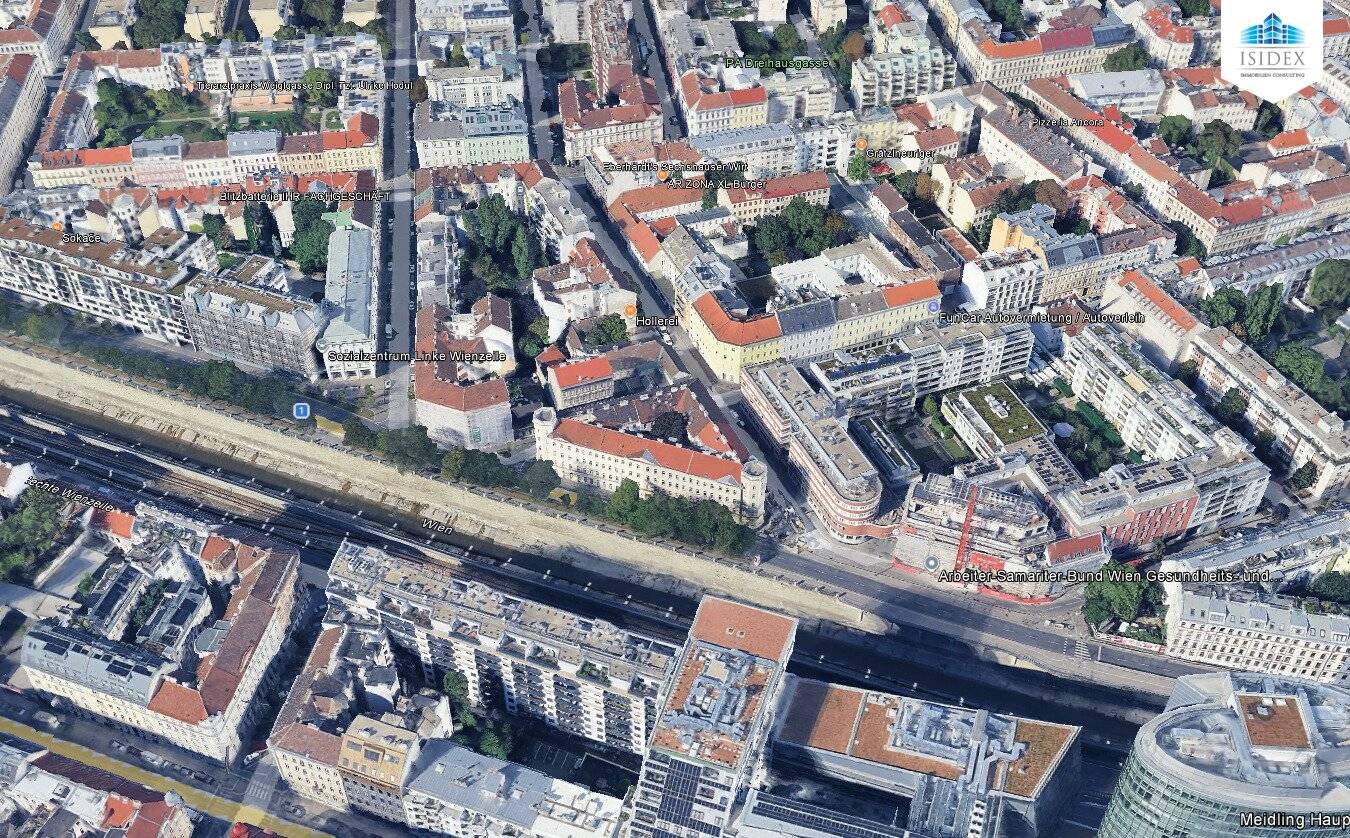 Almost vacant, partitioned income building near Schönbrunn