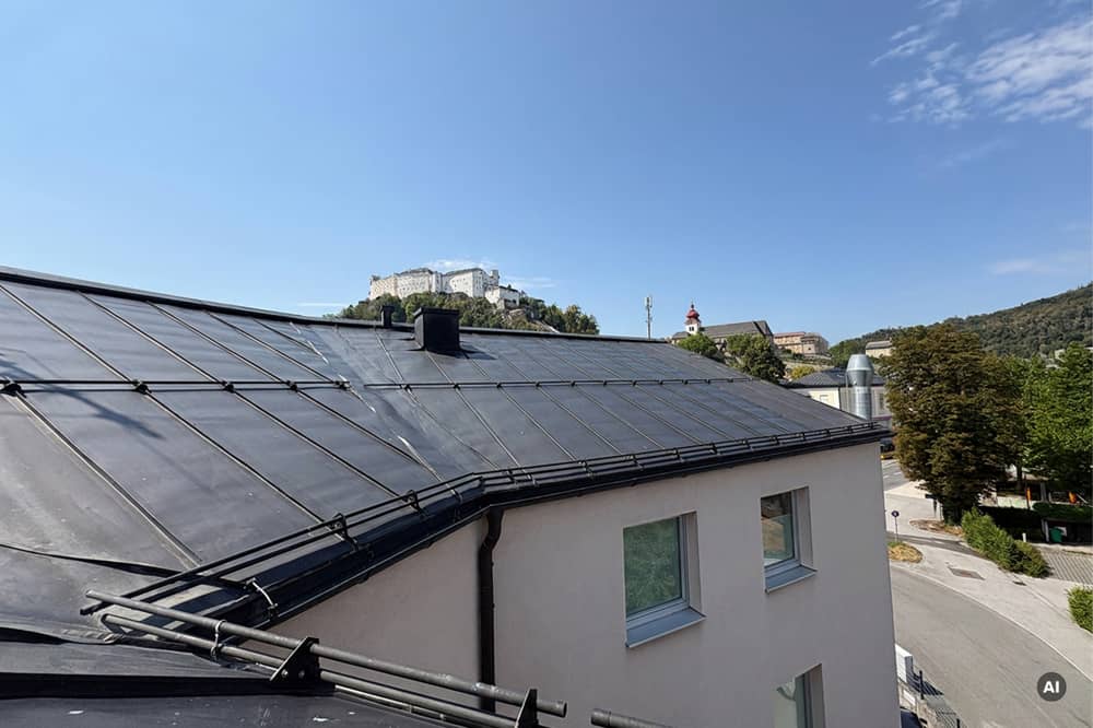 Dachgeschosswohnung mit Balkon und Festungsblick