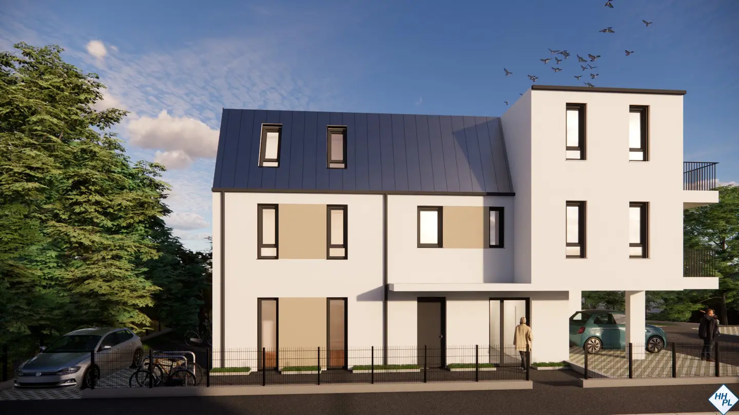 First occupancy 2-room apartment with balcony