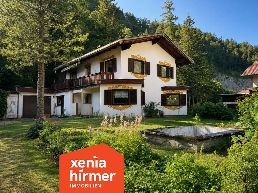 Familienwohnung mit großem Garten und Weitblick