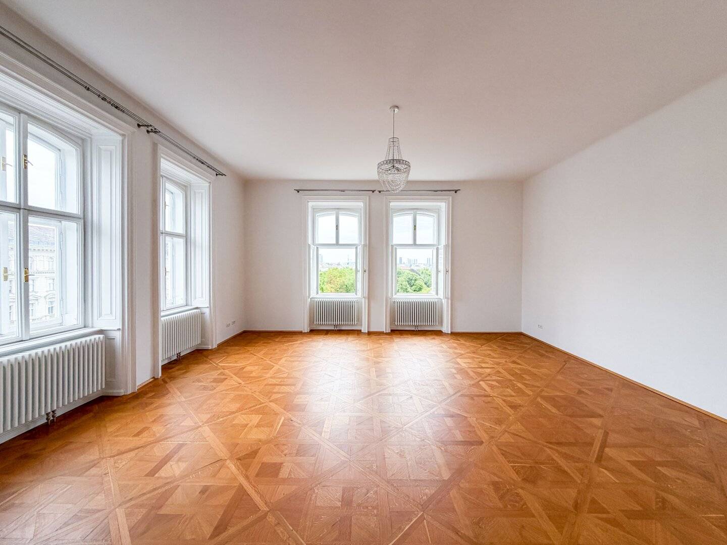 Prachtvoller Altbau mit Blick über den Stadtpark / Ring