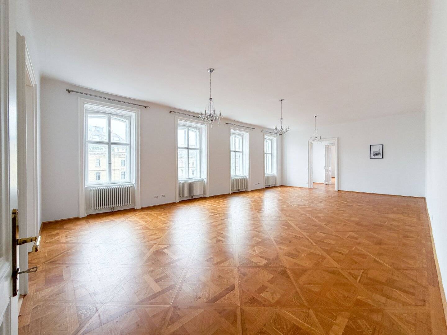Prachtvoller Altbau mit Blick über den Stadtpark / Ring