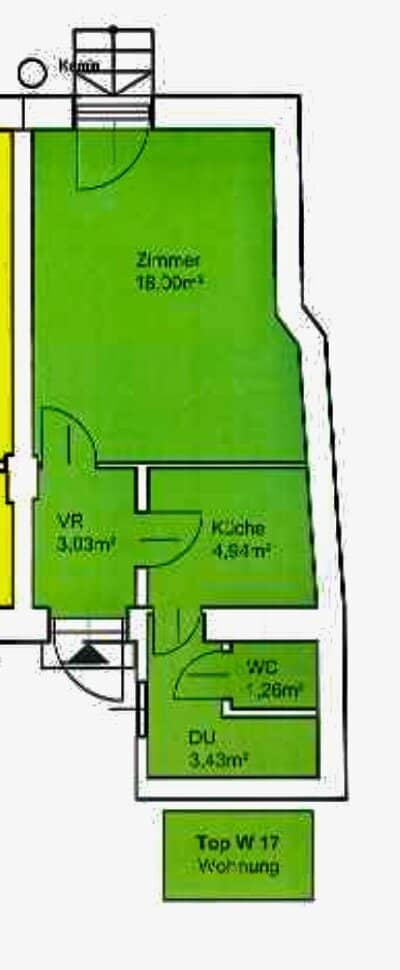 TOP offer for craftsmen - 30m2 ground floor apartment with small garden - very good location - renovate yourself and save money!
