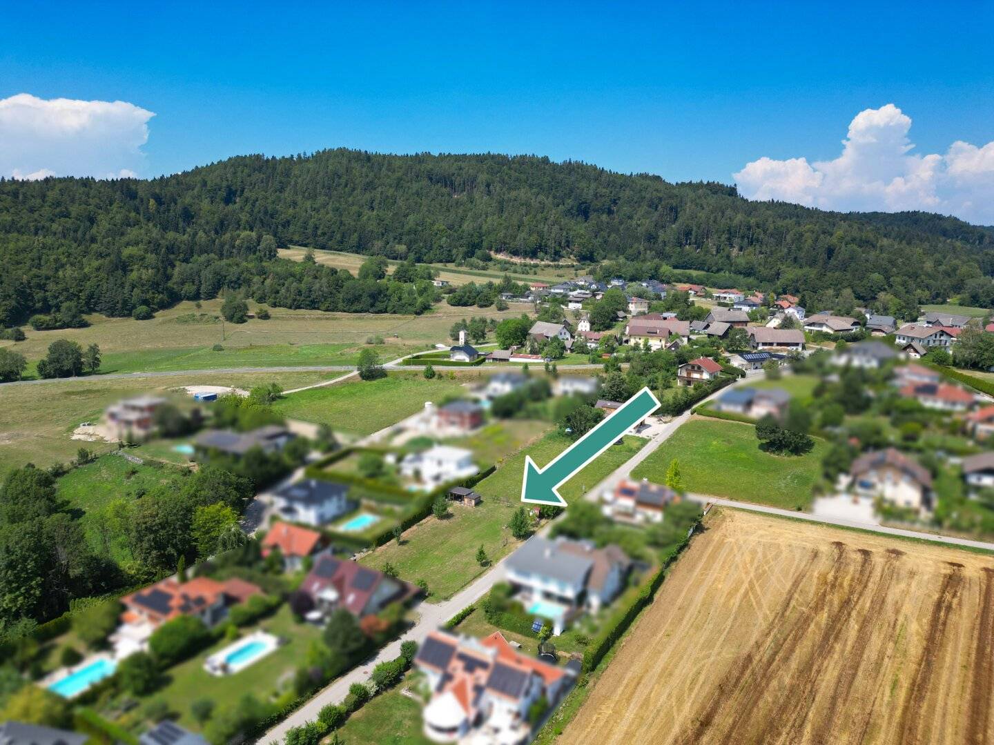 Traumhafter Sonnenbaugrund in Göltschach - ca. 1.214 m², Ruhelage, schöner Ausblick und kein Bauzwang