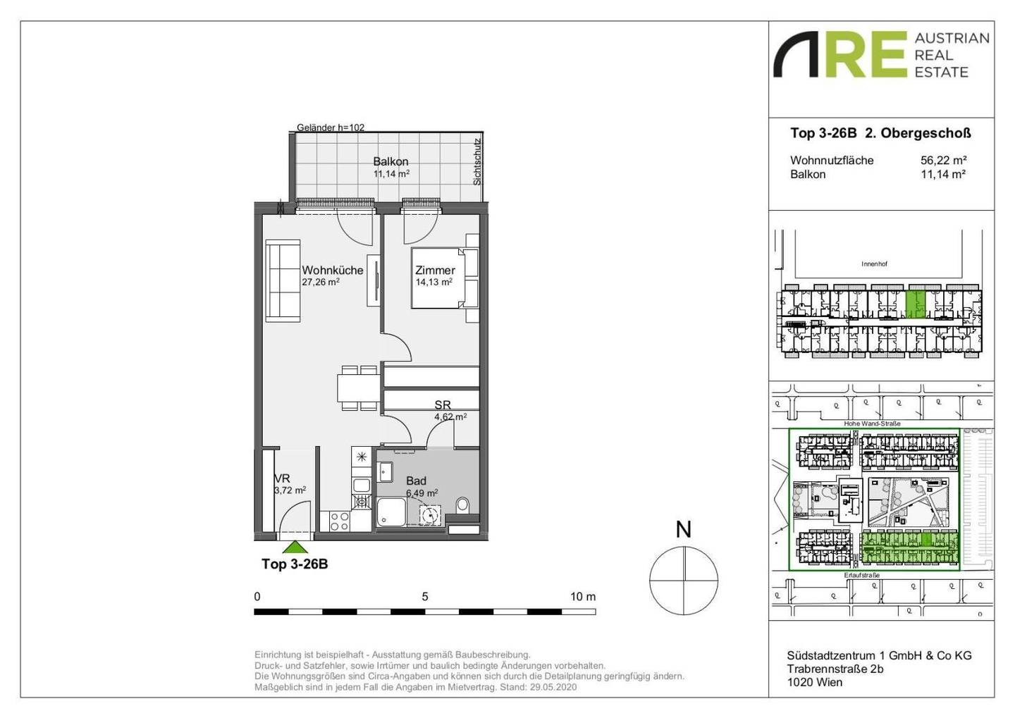 South City Center! Available rental units in the green South City, Maria Enzersdorf! BT3
