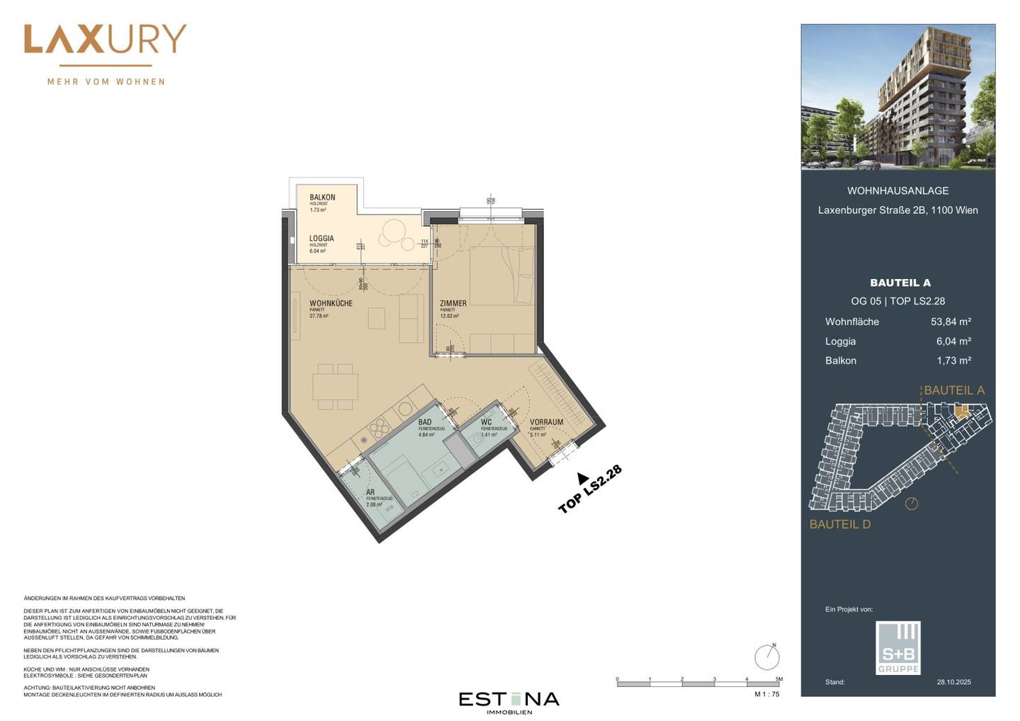 Ihr neues Zuhause: zentral, modern, mitten in Wien - LAXURY