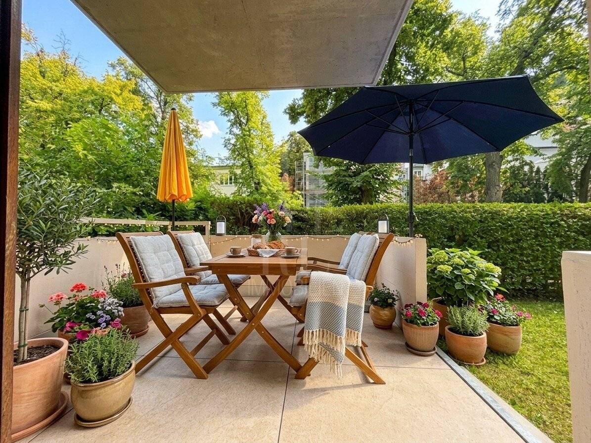 4-Zimmer-Gartenwohnung im Türkenschanzcottage - Raumhöhe 2,80 m