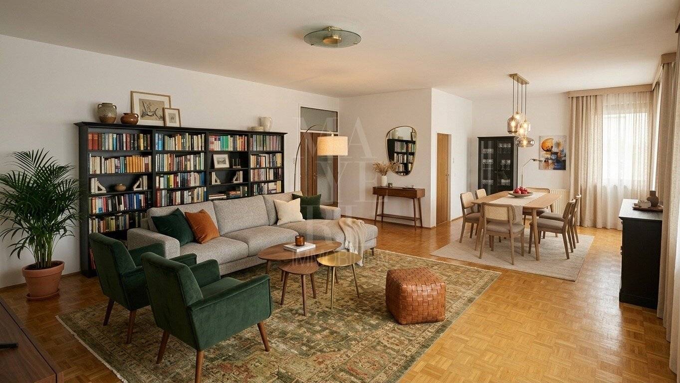 4-room garden apartment in the Türkenschanzcottage - ceiling height 2,80 m